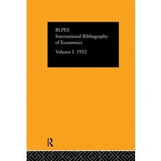 (英文圖書) Intl Biblio Econom 1952 Vol 1 精裝版, Routledge, 英文