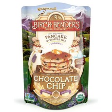 BIRCH BENDERS 巧克力脆片鬆餅粉, 1個, 454克
