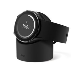 elago Galaxy Watch 矽膠充電座, 黑色