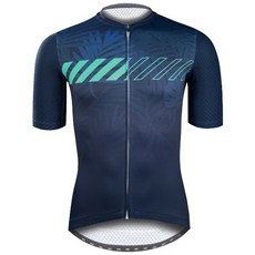 BAISKY百士奇 夏季自行車衣男款短車衣 野燁藍 時尚透氣 舒適騎行