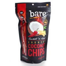 bare 無麩質烘焙甜辣椰子脆片, 1包, 40g