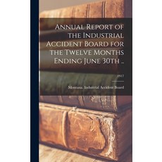 (英文圖書) Annual Report of the Industrial Accident Board for the Twelve Months Ending June 30th ..; 1917 精裝版, Legare Street Press, 英文