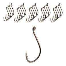 gamakatsu 章魚鉤 魚鉤 青銅色, 25個, 25入