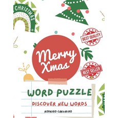 (英文圖書)Merry Xmas Word Puzzle: Discover new words 平裝版, Independently Published, 英文