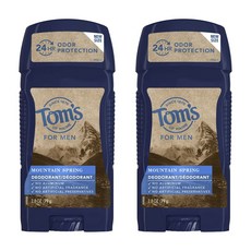 Tom's OF MAINE 男性體香劑 79g, 2個, 79克