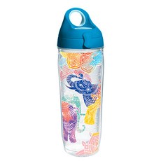 Tervis 攜帶式水壺, 710ml, Mehndi Elephant