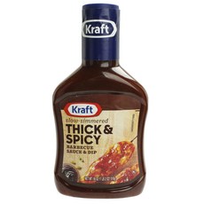 Kraft 卡夫 卡夫厚辣燒烤醬和蘸醬, 1個, 510克