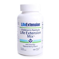 LIFE EXTENSION Mix漿果咀嚼錠, 1罐, 100顆