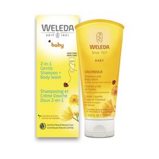 WELEDA 薇蕾德 2合1金盞花沐浴洗髮乳, 1個, 200ml