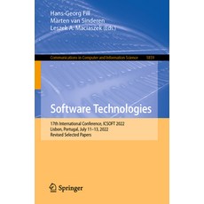 (英文圖書) Software Technologies: 17th International Conference Icsoft 2022 Lisbon Portugal July 11-... 平裝版, Springer, 英文