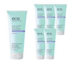 eos 敏感肌專用剃鬚霜, 6個, 207ml