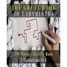 [ 2 BOOKS IN 1 ] - The Great Book Of Labyrinths! 200 Mazes For Men And Women - Activity Book (Englis... 平裝版, Mr. Walt Pages, 英文