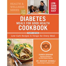 (英文圖書) Diabetes Meals for Good Health Cookbook: Low-Carb Recipes and Swaps for Every Meal 平裝版, Robert Rose, 英文