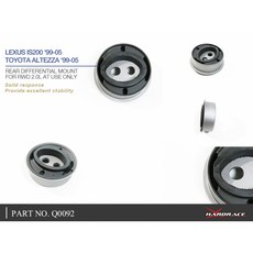 HARDRACE 99-05年LEXUS IS RWD 2.0L AT 後差速器鐵套 一件式/一組, Q0092
