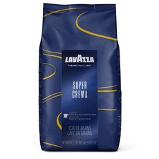 LAVAZZA 義大利烘焙咖啡豆, 超級克麗瑪榛子紅糖, 1000克, 整豆（無研磨）, 未研磨