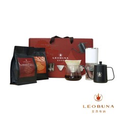 里昂布納 衣索比亞精品手沖咖啡禮盒 (手沖壺 濾杯 咖啡豆) 入門套裝, 1盒, 詳見商品包裝