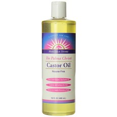 HERITAGE STORE 皮膚保濕蓖麻油, 1入, 480ml