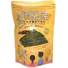 吃貨天使 岩烤厚片海苔椒鹽 - 酥脆椒鹽風味，厚切海苔，獨立包裝, 45g, 5個