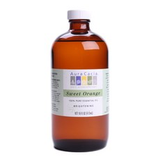 Aura Cacia 提亮香薰精油, 甜橙, 1個, 473ml