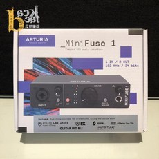 Arturia MiniFuse1 錄音介面 黑色 專業錄音設備 音訊介面