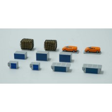 RBF 絕版 FANTASY 機場地勤 1:400 貨物配件套裝 FWDP-CG-4003, 詳見包裝