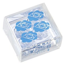 KING JIM HITOTOKI 冰塊水晶印章 山茶花 33mm, 1個, 不適用