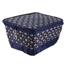 雙層印花自行車後籃罩, 1個, 花