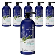 AVALON ORGANICS 湛藍B群健髮精油潤絲精, 6個, 907g