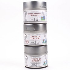 GUSTUS VITAE 鹽 3種, 希臘充電鑰匙 76g + 托斯卡納味道 18g + 油脂味道 42g, 1個