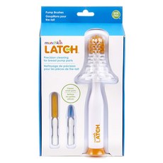 munchkin 嬰兒奶瓶刷組 3入, 1組, 白色+橘色+藍色