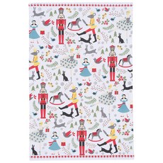 now DESIGNS 圖案印花棉質廚房毛巾, 1個, 胡桃夾子