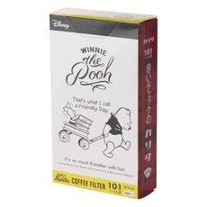 Winnie the Pooh 小熊維尼 咖啡濾紙 101 白色 1~2人用, 1個