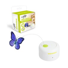 AFP 電動逗貓炫轉蝶 貓玩具 互動玩具 寵物玩具, 白色, 1個