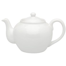 HIC 陶瓷茶壺 1440ml, 1個, 白色的
