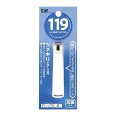 KAI 貝印 119 指甲剪 彎口平口可選 白色, 1件