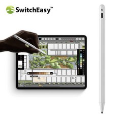 SwitchEasy EasyPencil Pro iPad可充電主動式防誤觸觸控筆 二代 (Type C), 白色, 1組