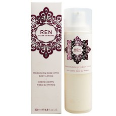 REN 摩洛哥大馬士革玫瑰身體乳, 1瓶, 200ml