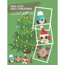 (英文圖書) 4in1 Easy Xmas Crochet Patterns: Easy Activity Crochet Projects for Holiday 平裝版, Independently Published, 英文