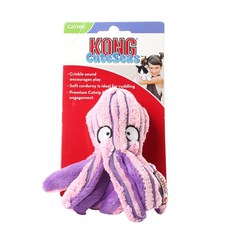 KONG 造型絨毛貓玩具, 1份, Octopus