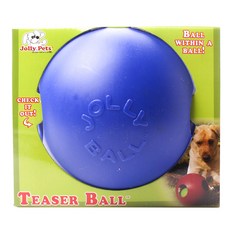 Jolly Pets 寵物素色玩具球, 1個, 藍色