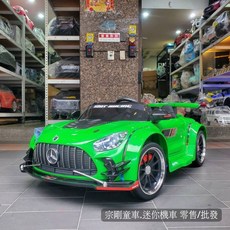 宗剛兒童電動車 賓士造型GTR跑車 賽道爆龜版 四輪驅動 雙人親子座位 大尾翼 爆閃燈光 搖擺功能 可大人控制, 詳見包裝