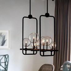 H&R安室家 泡泡燭台吊燈, Black