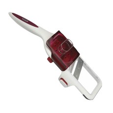 zyliss Easy Control 手持式切片機 E900044U, 1個, 紅+白