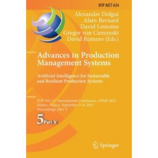 (英文圖書) Advances in Production Management Systems. Artificial Intelligence for Sustainable and Resili... 平裝版, Springer, 英文