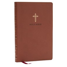 (英文圖書) NKJV Ultra Thinline Bible Brown Leathersoft Red Letter Comfort Print Imitation Leather, Thomas Nelson, 英文, 仿皮