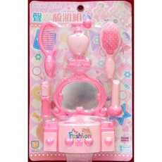 kiki gire 聲光梳妝美妝化妝台髮具組 ST安全玩具 女孩角色扮演, NG包裝老舊