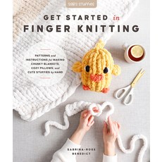 (英文圖書) Get Started in Finger Knitting: Patterns and Instructions for Making Chunky Bla... 平裝版, Better Day Books, 英文