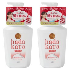 LION 獅王 Hadakara花香保濕沐浴乳, 2個, 550ml