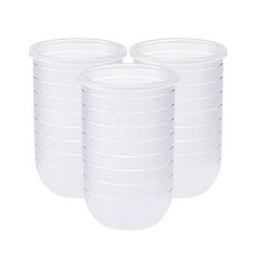 boon Nursh矽膠奶瓶3入組, 透明, 無奶嘴, 236ml