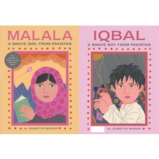 (英文圖書)Malala a Brave Girl from Pakistan/Iqbal a Brave Boy from Pakistan: Two Stories... 精裝版, Beach Lane Books, 英文